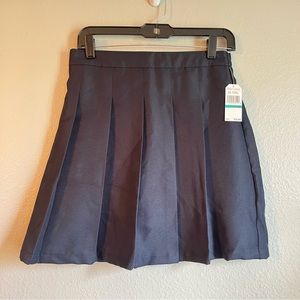 Nautica Girls’ School Uniform Navy Blue Pleated Skirt Size 16